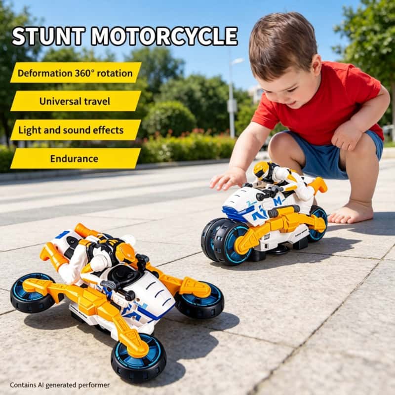Novelty Gifts - Mainan Motor Listrik Transformable untuk Anak-anak,