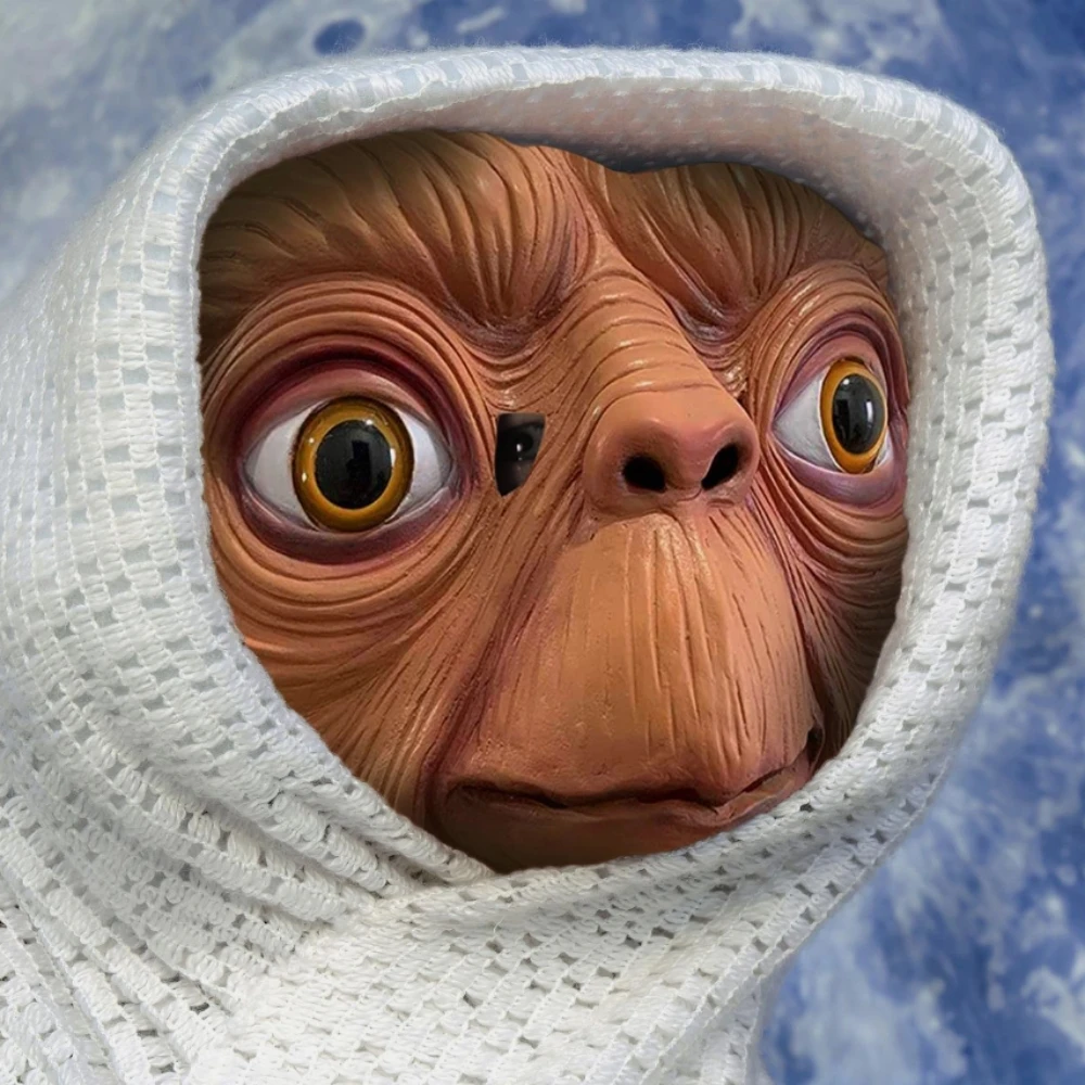 Latex Alien Mask Realistic - Topeng lateks realistis ET Alien film