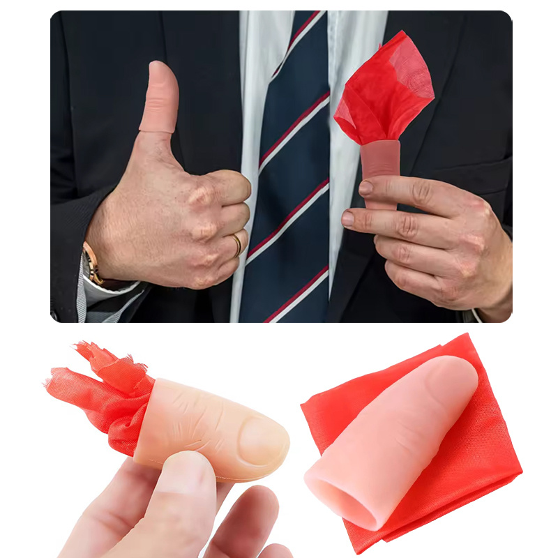 Thumb Tip Magic Trick Set - 5/15PCS Set Trik Sulap Ujung Jari