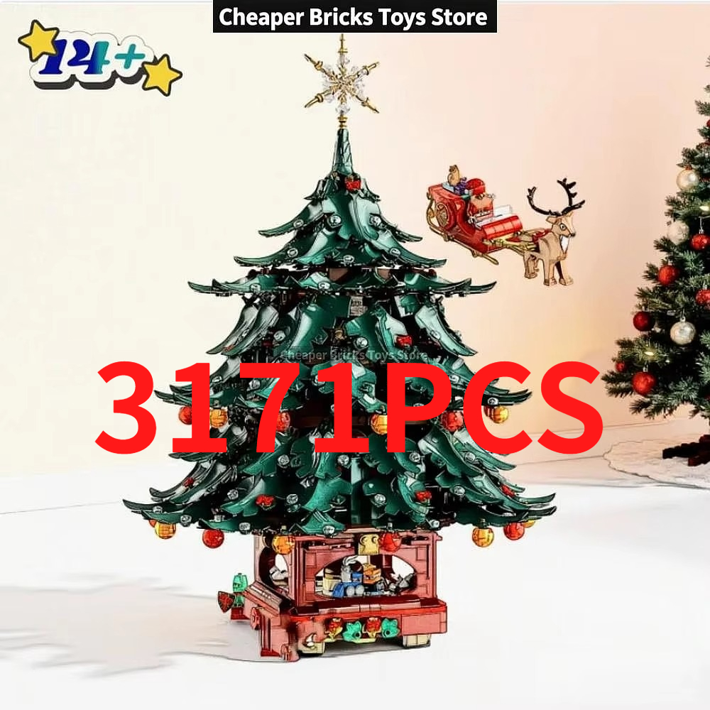 Novelty Gifts - Model Balok Susun Pohon Natal Terbaru,
