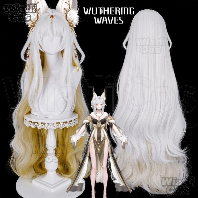 Anime Cosplay Wig Heat Resistant - Wig Cosplay Wuthering Waves Heart Hsin,