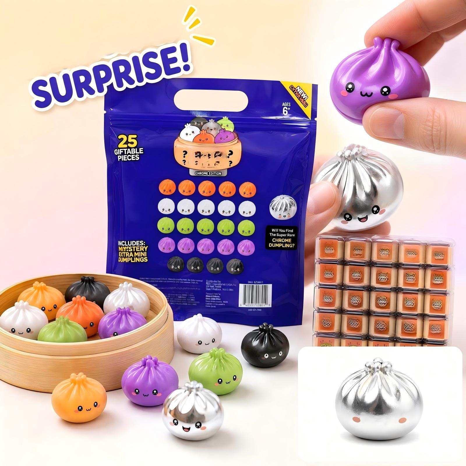 Party Supplies - 25 Paket Mini Puding Natal yang