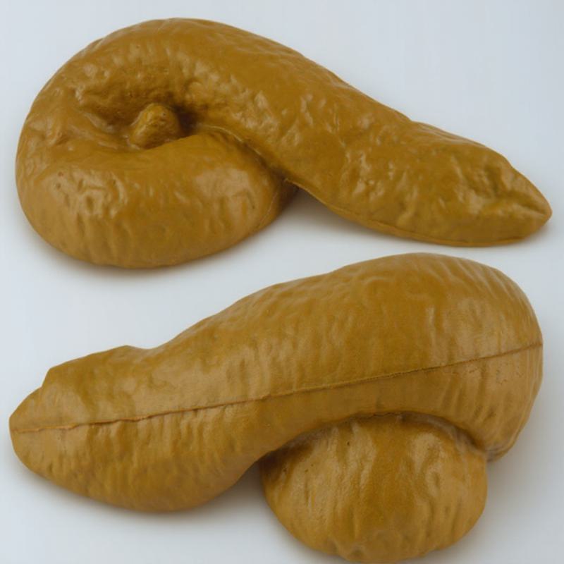 Fake Poop Gag Gift - Properti Lelucon Kotoran Buatan yang Realistis,
