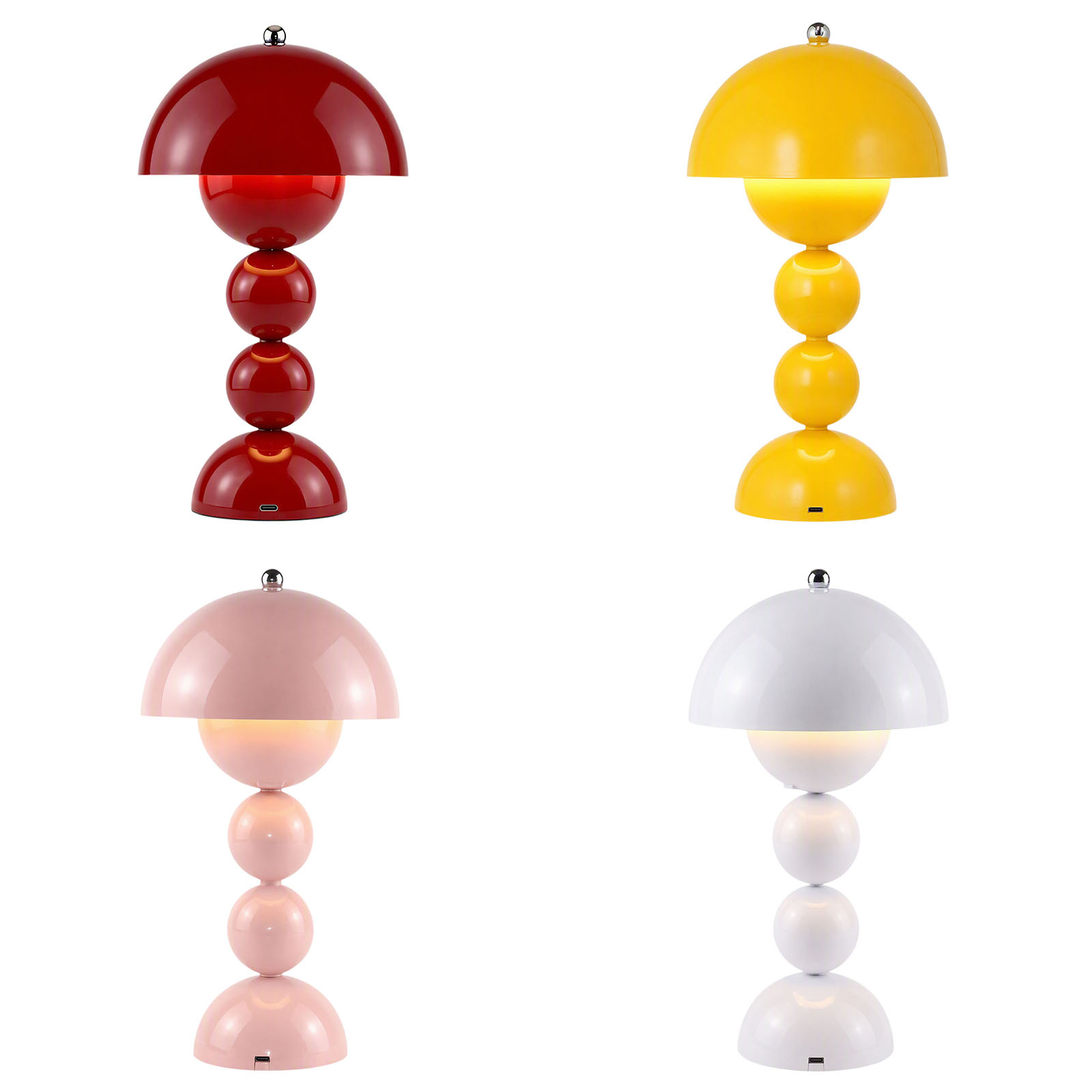 Novelty Gifts - Lampu Meja Bentuk Jamur dan Bunga
