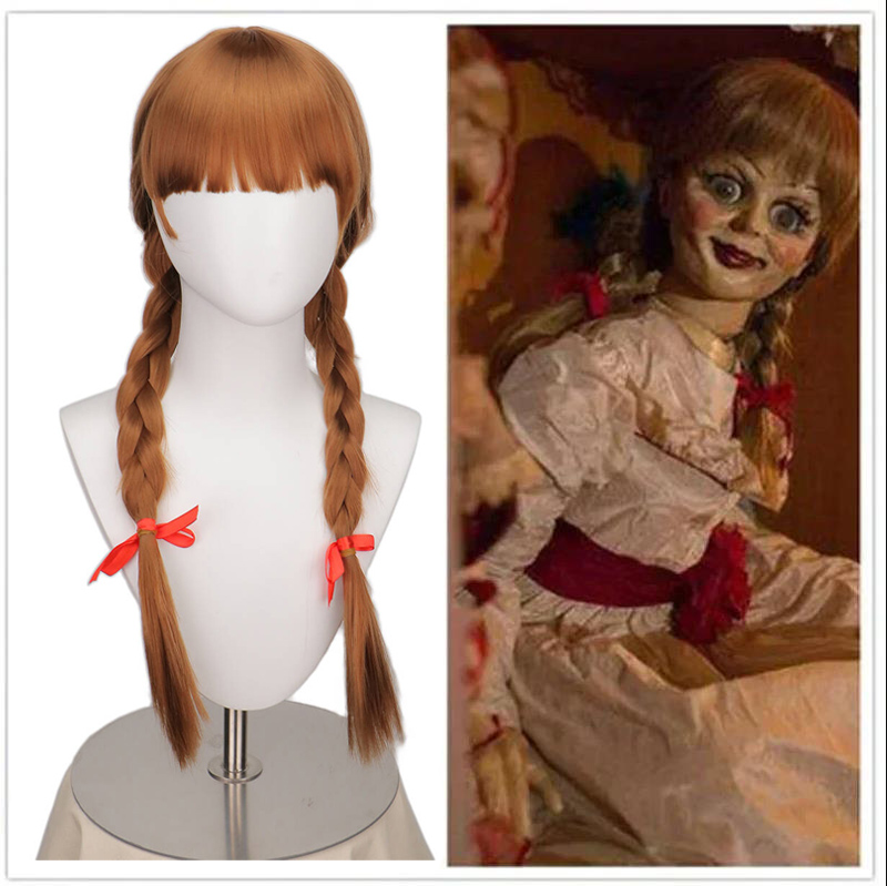Anime Cosplay Wig Heat Resistant - Wig Cosplay Boneka Annabelle Wig Rambut