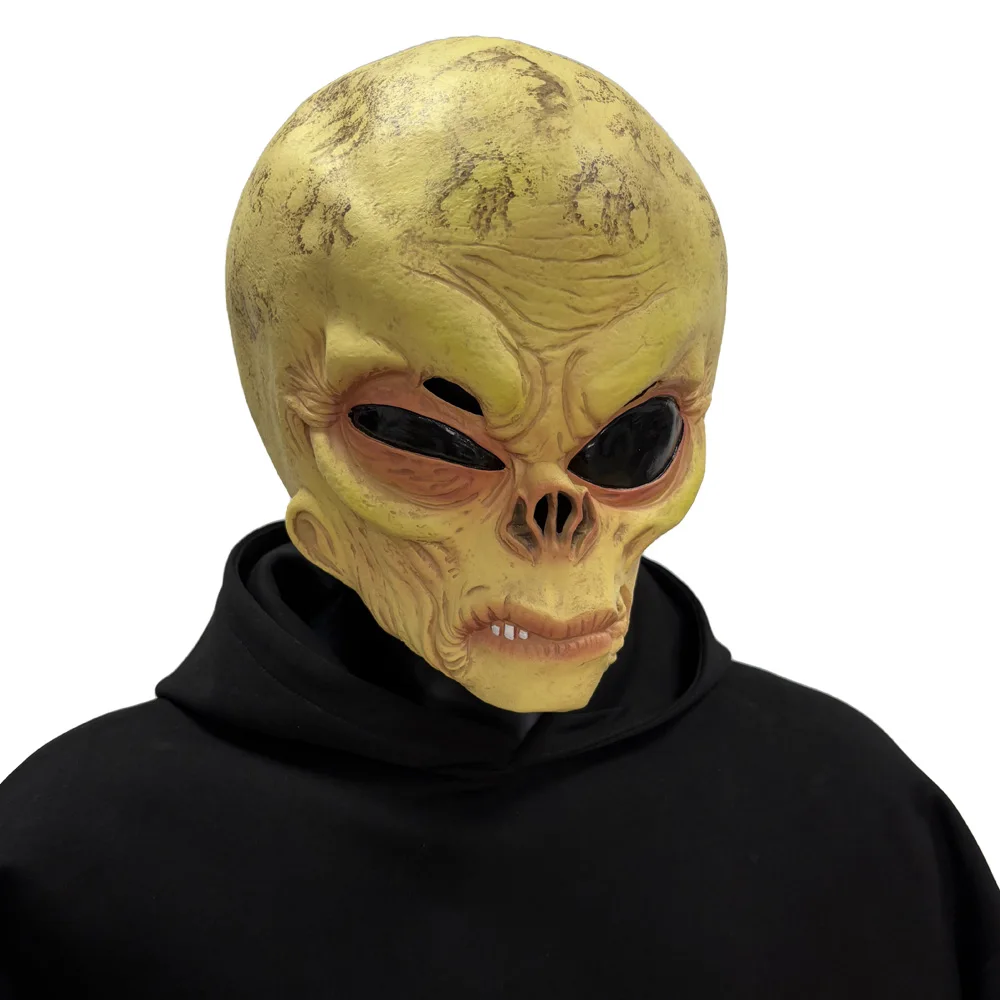 Topeng Tengkorak Alien Lucu un - Latex Alien Mask Realistic ulasan dan harga