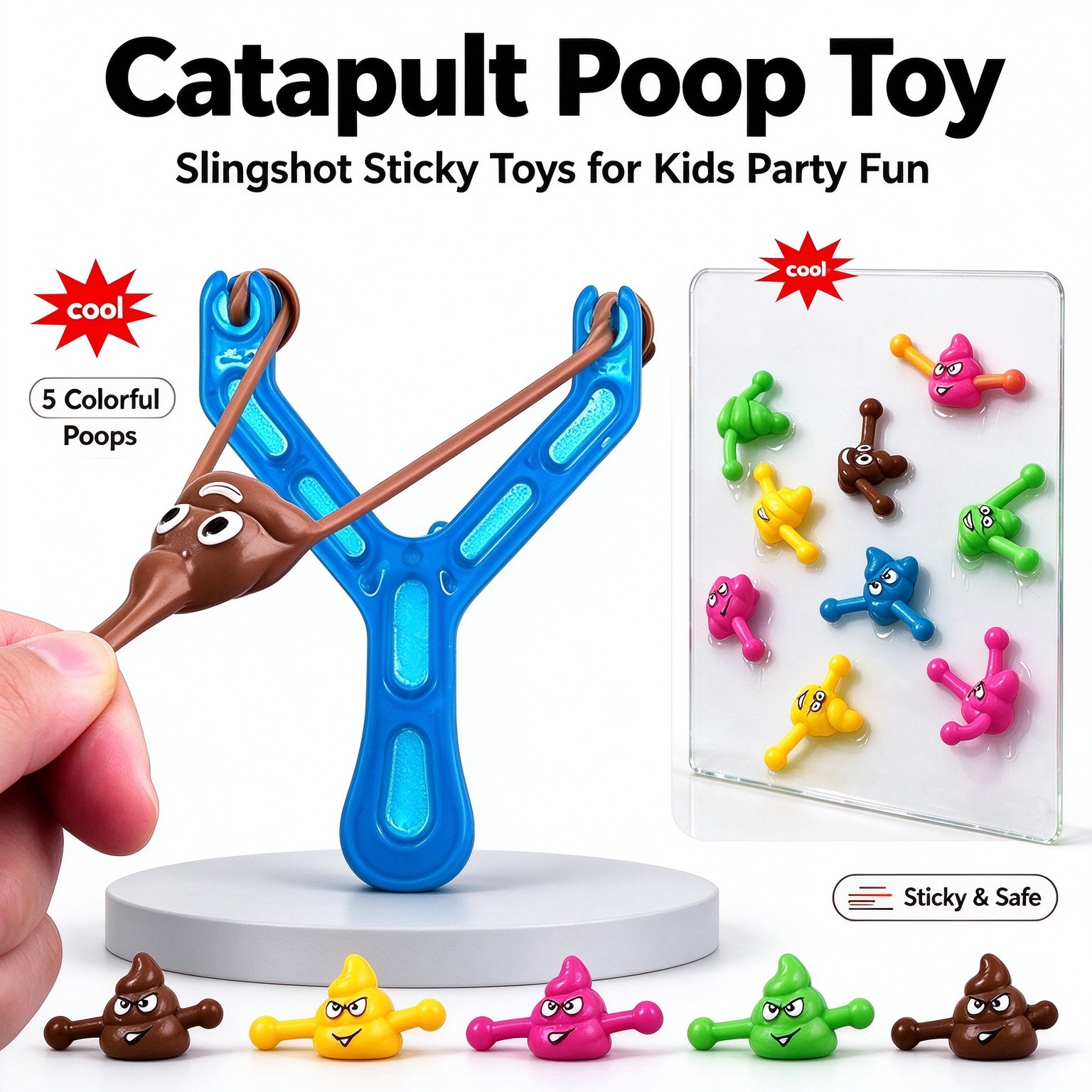 5 Buah Mainan Pelontar Kotoran - Fake Poop Gag Gift ulasan dan harga