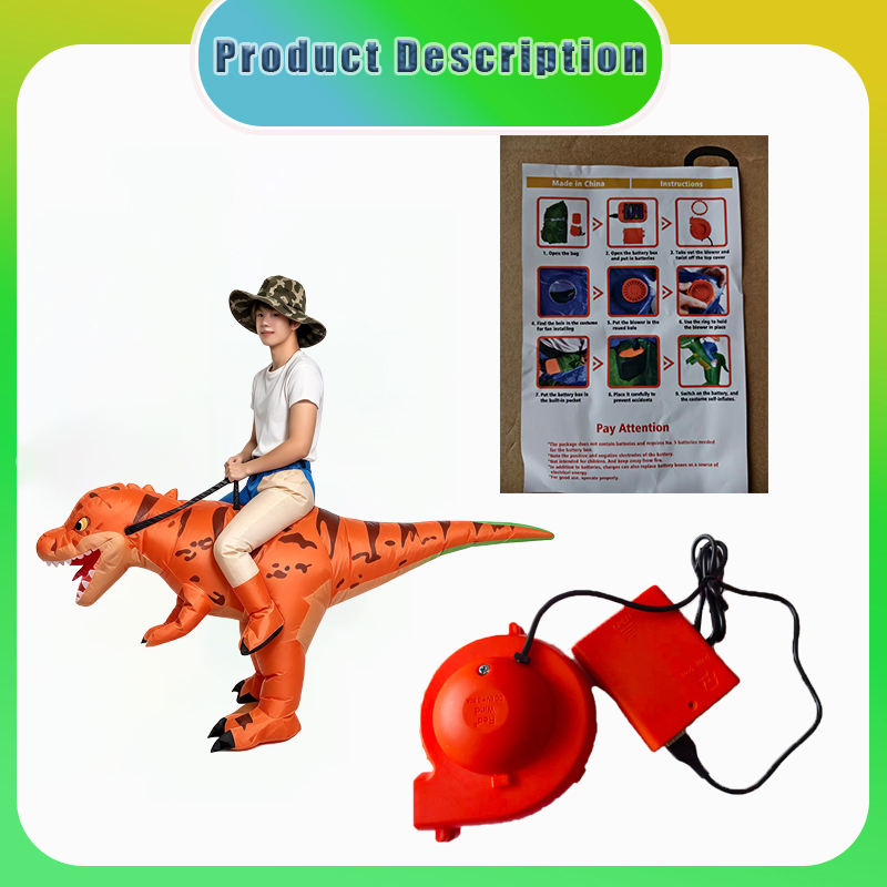 Kostum T-Rex yang Bisa Dipompa - Costumes ulasan dan harga