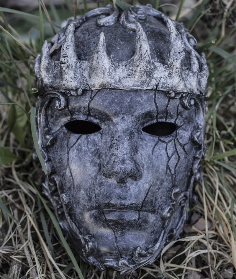 Halloween Abyss Topeng Raja Wa - Led Purge Mask Halloween ulasan dan harga