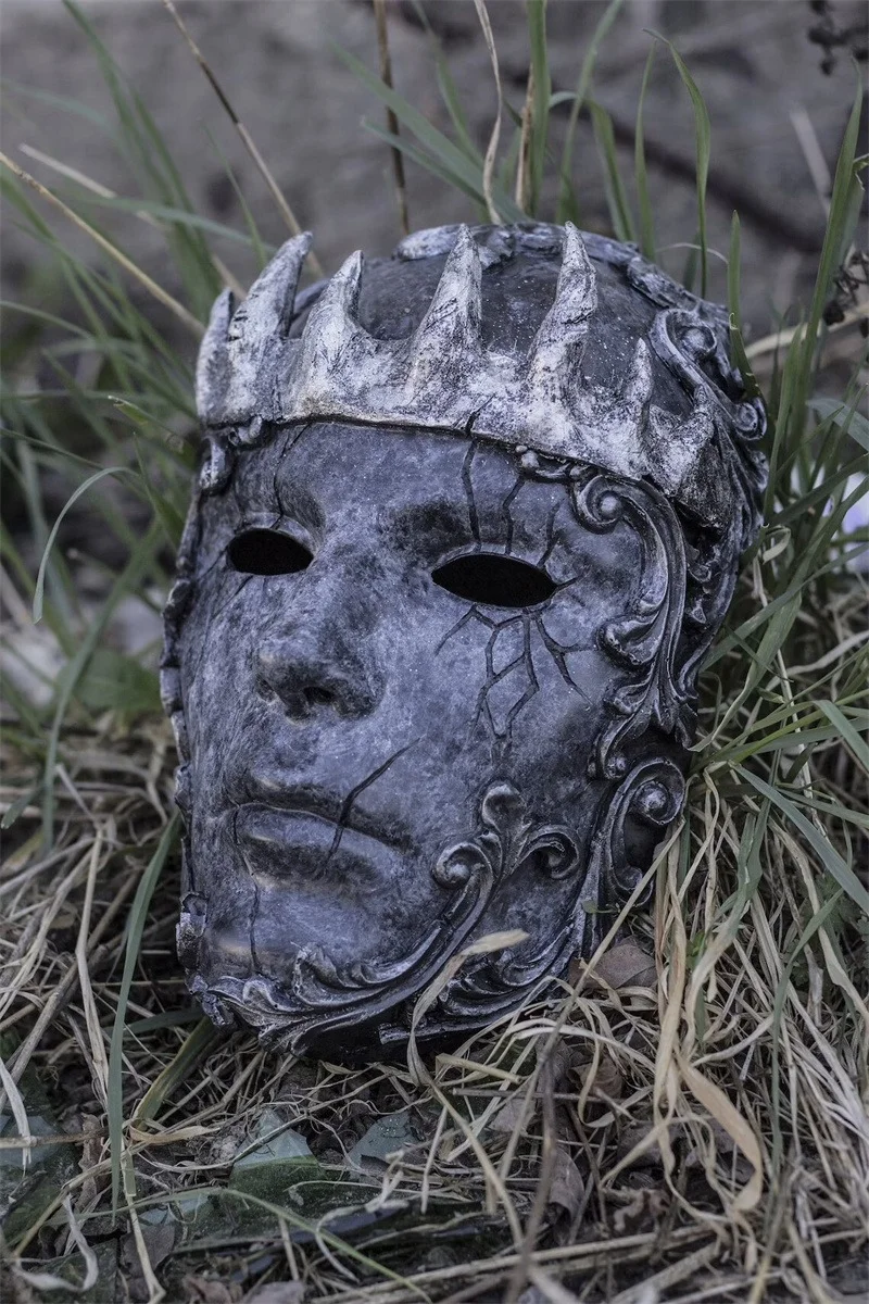 Halloween Abyss Topeng Raja Wa - Led Purge Mask Halloween ulasan dan harga