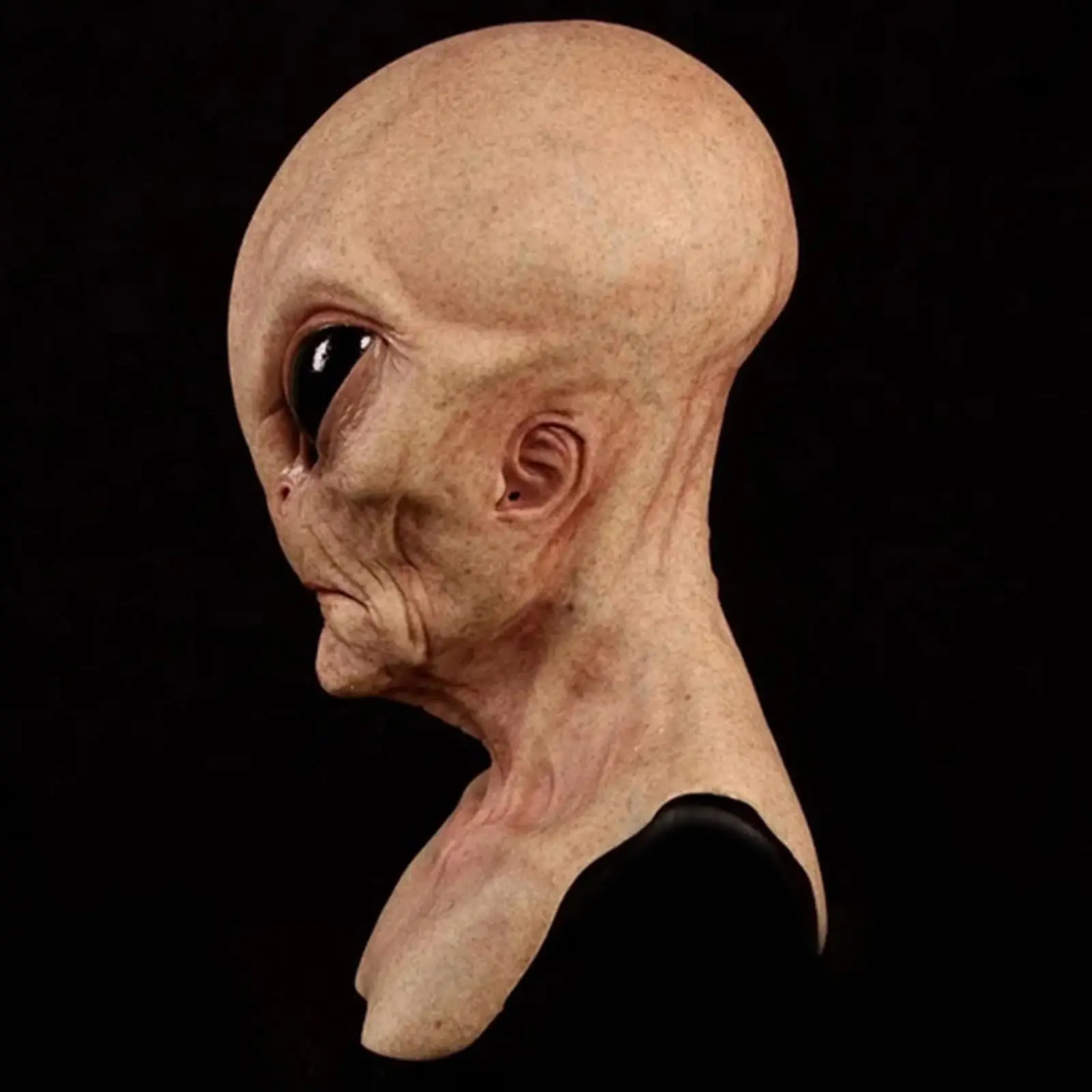 Topeng Alien Halloween, Topeng - Latex Alien Mask Realistic ulasan dan harga