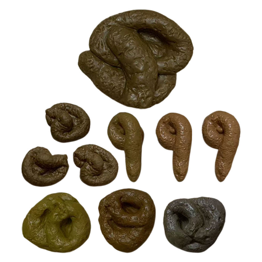 10 Buah Set Mainan Lelucon Kot - Fake Poop Gag Gift ulasan dan harga