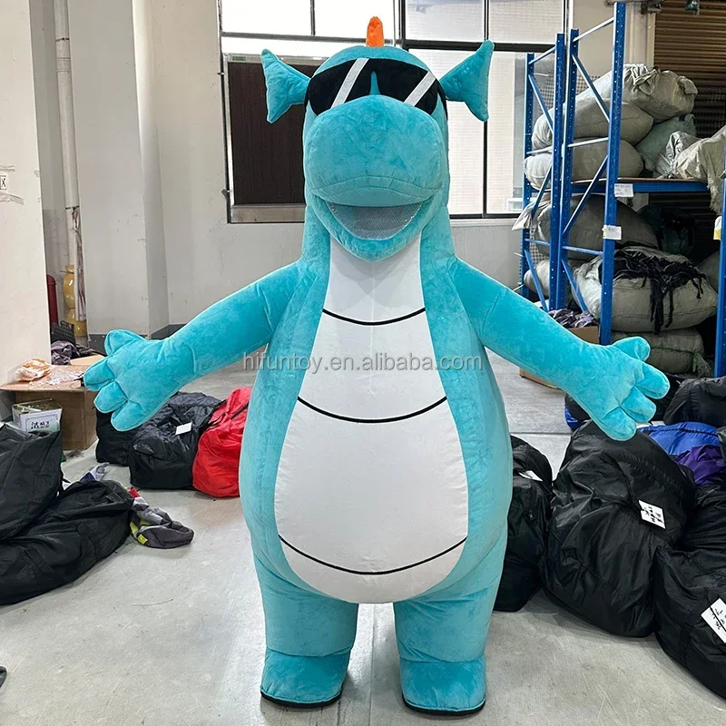 Kostum Maskot Dinosaurus Ungu  - Inflatable Dinosaur Costume Adult ulasan dan harga
