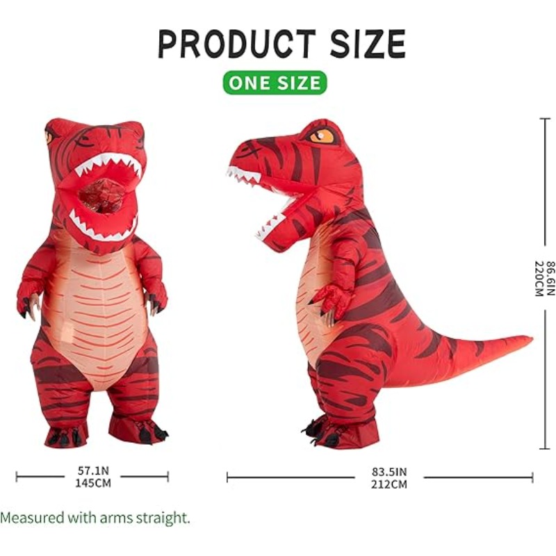 Kostum Dinosaurus Tiup untuk D - Inflatable Dinosaur Costume Adult ulasan dan harga