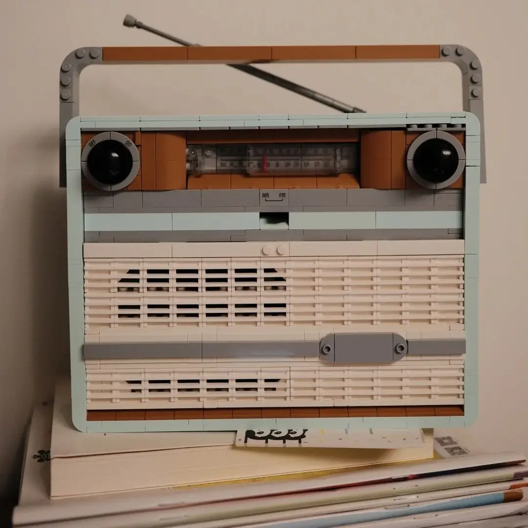 Blok Bangunan Model Radio Retr - Novelty Gifts ulasan dan harga