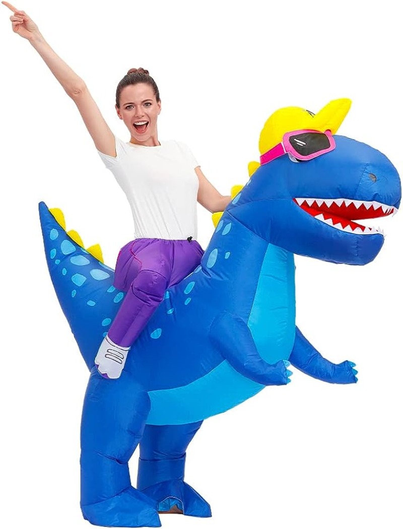 Kostum Dinosaurus Tiup untuk D - Inflatable Dinosaur Costume Adult ulasan dan harga