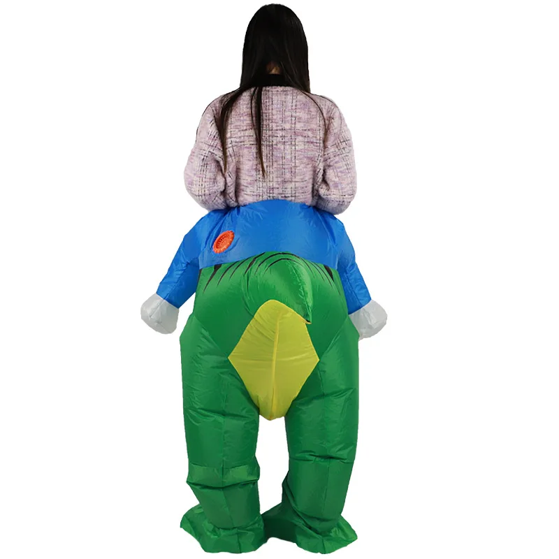 Kostum Tiup Natal Tyrannosauru - Inflatable Dinosaur Costume Adult ulasan dan harga